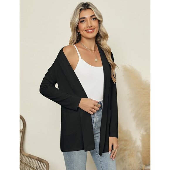 Long Sleeve Lightweight Thin 2025 Summer Cardigan for Women Casual Loose Fit Kim - Picture 2 of 6